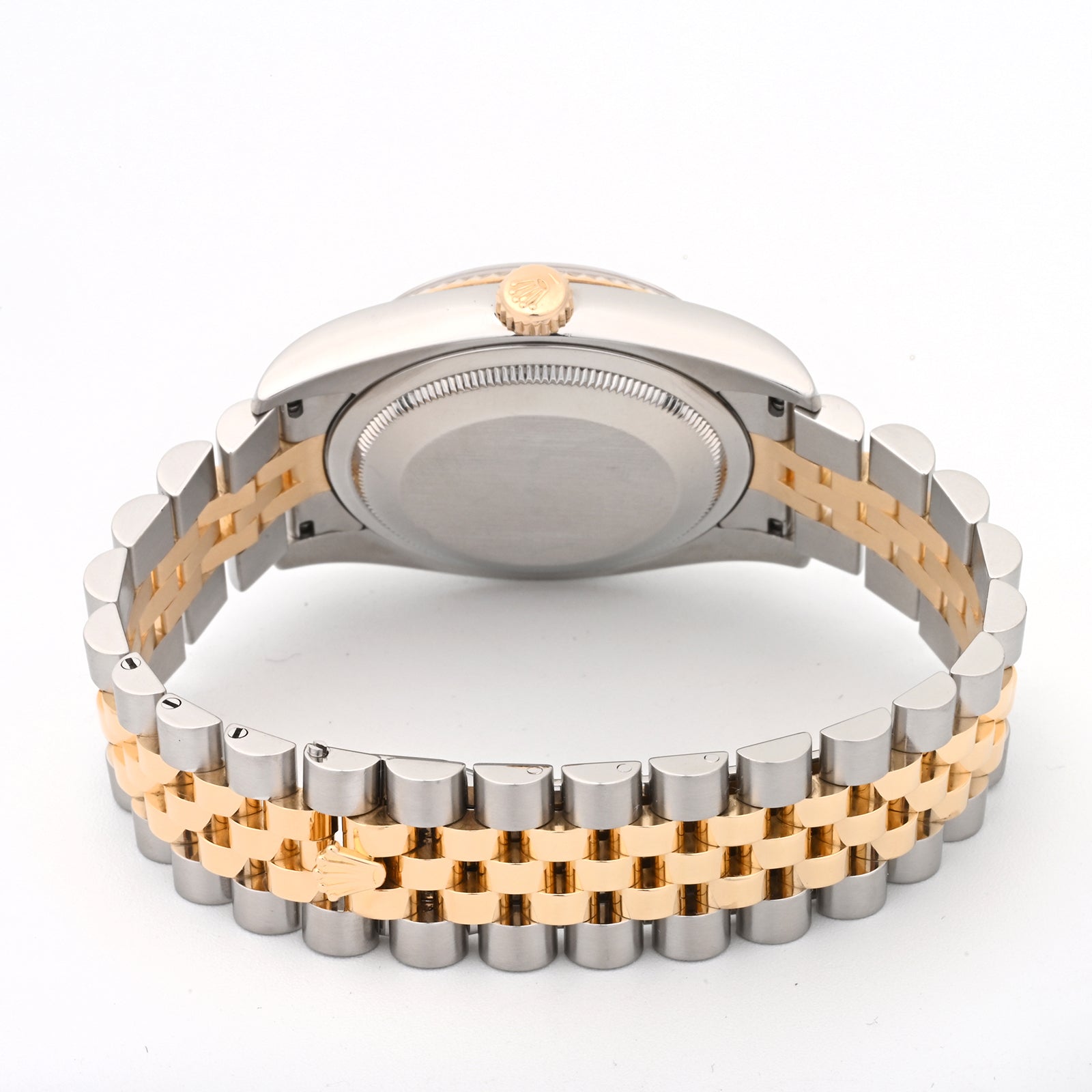 Rolex Datejust 36mm Stainless Steel And Yellow Gold Champagne stick Dial on Jubilee 116233 Card 2007
