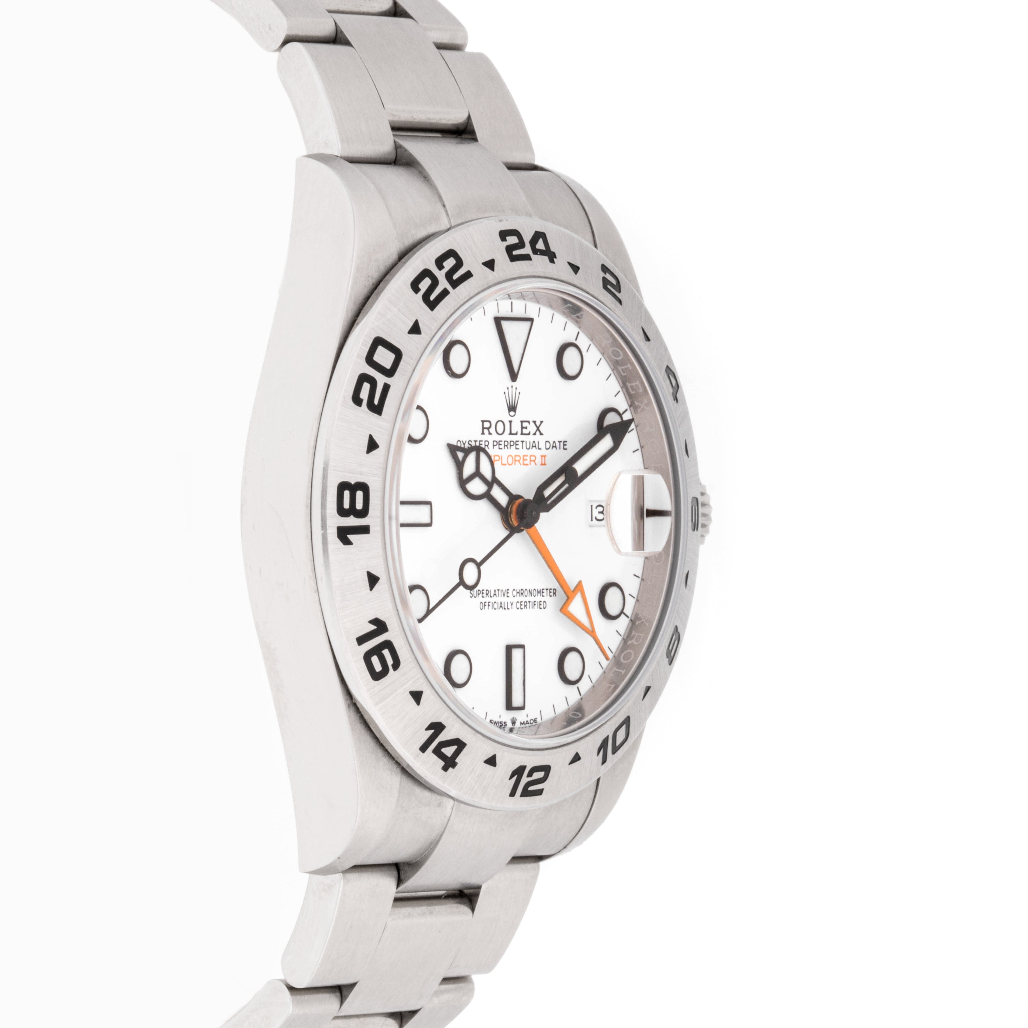 Rolex Explorer II Stainless Steel White Dial on Oyster 226570V Card 2024