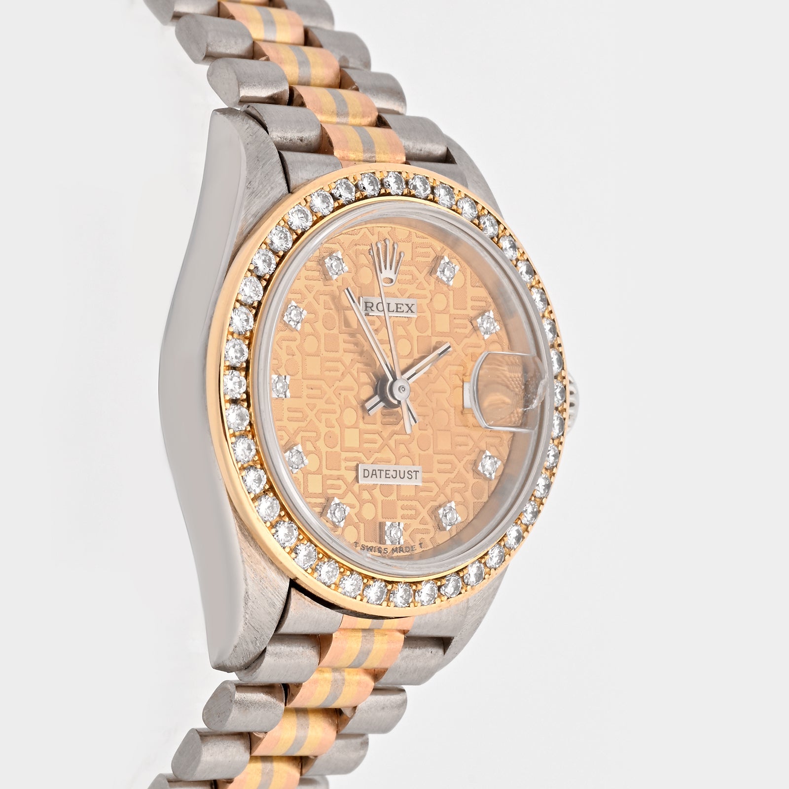 Rolex Ladies President Tridor Computer Dial Dial on President 69139