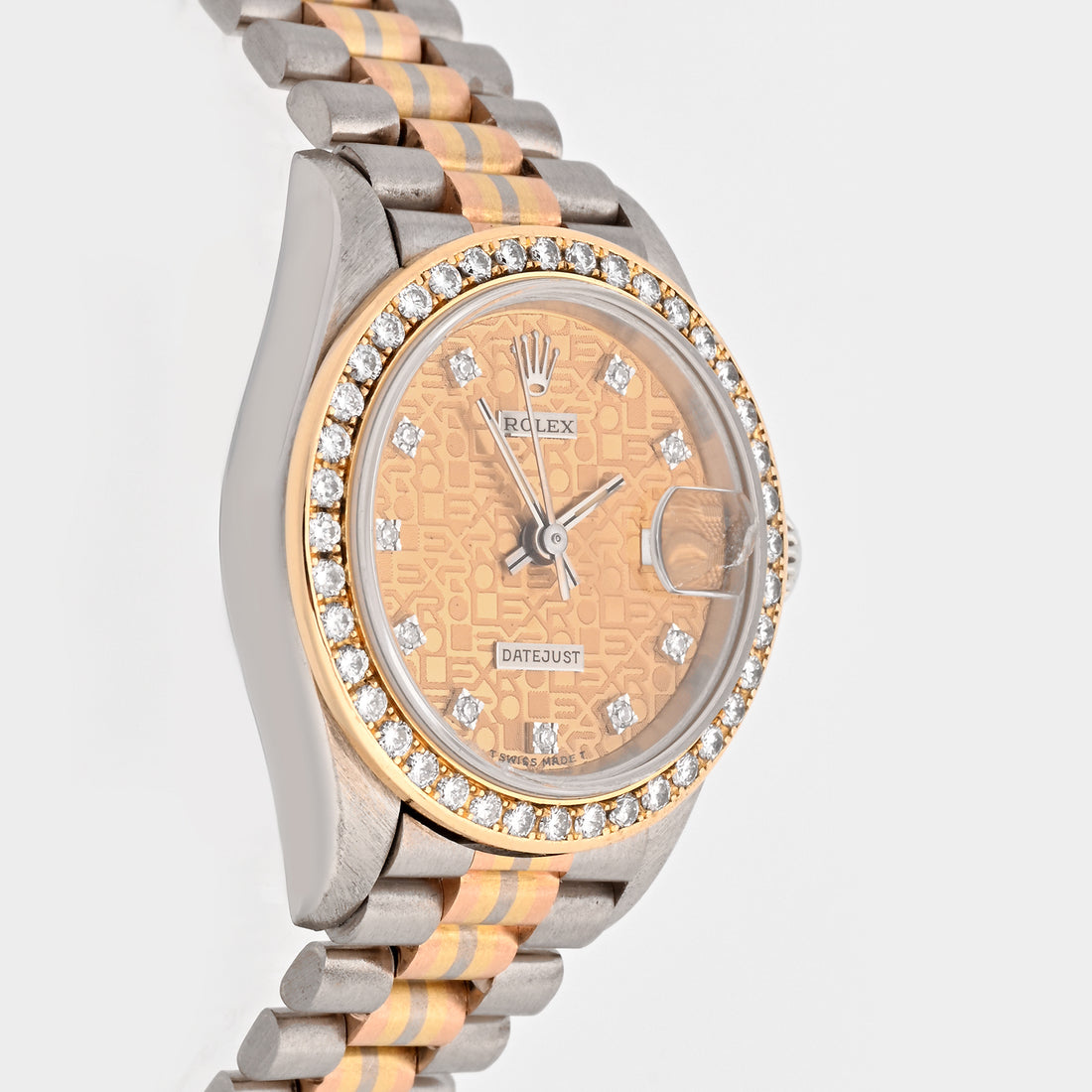 Rolex Ladies President Tridor Computer Dial Dial on President 69139