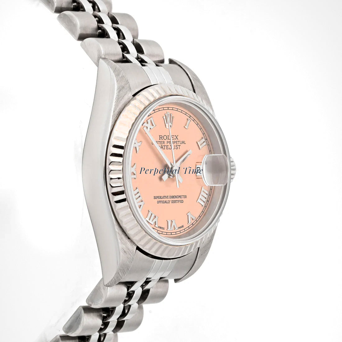Rolex Datejust Lady Pink Roman Dial on Jubilee band 79174 Papers 2003