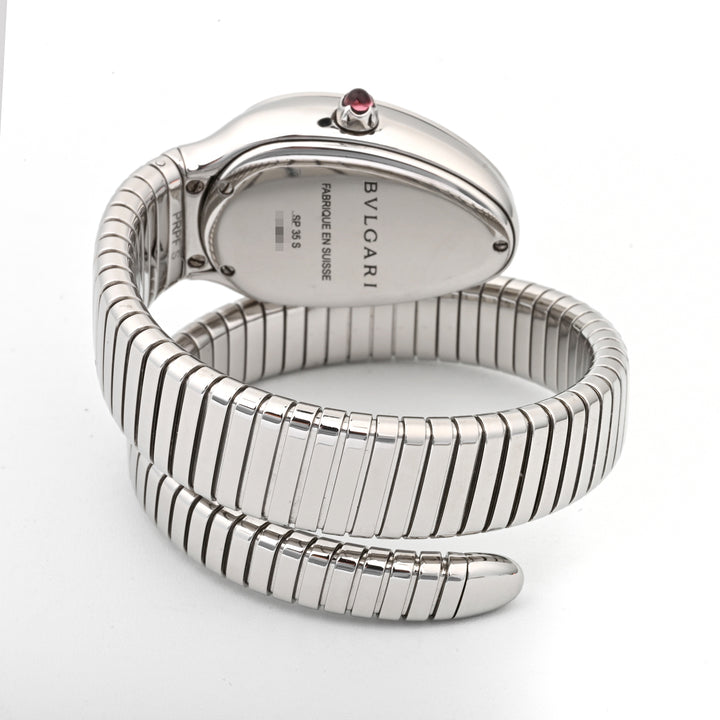 Bvlgari Serpenti Tubogas Silver Dial on Spiral 102182SP35S Card