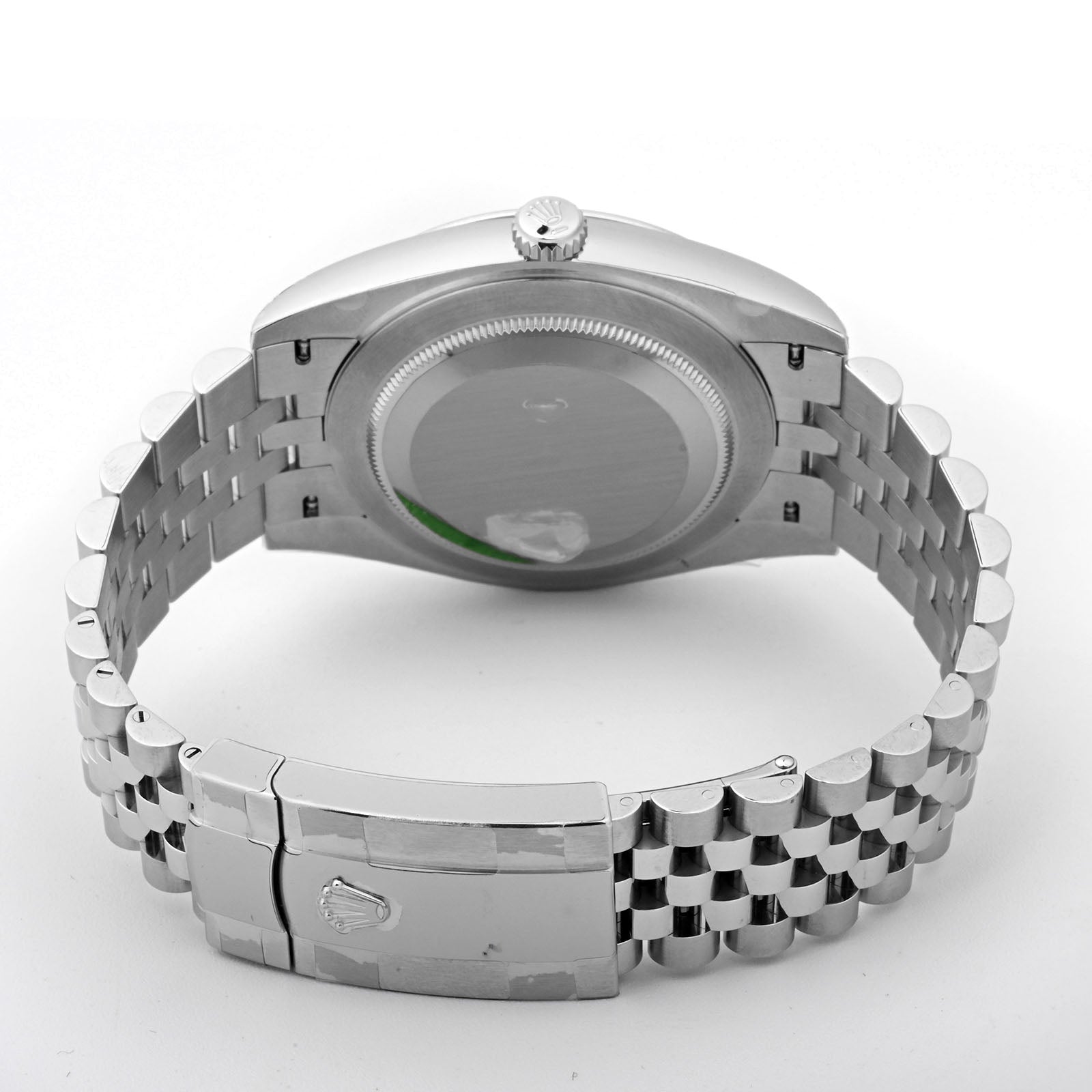 Rolex Datejust 41 Stainless Steel Mint Green Index Dial on Jubilee 126300 Card 2023