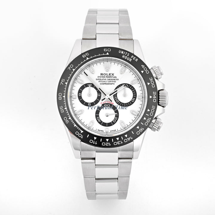 Rolex Daytona "Panda" White Dial on Oyster band 116500LN Card 2021