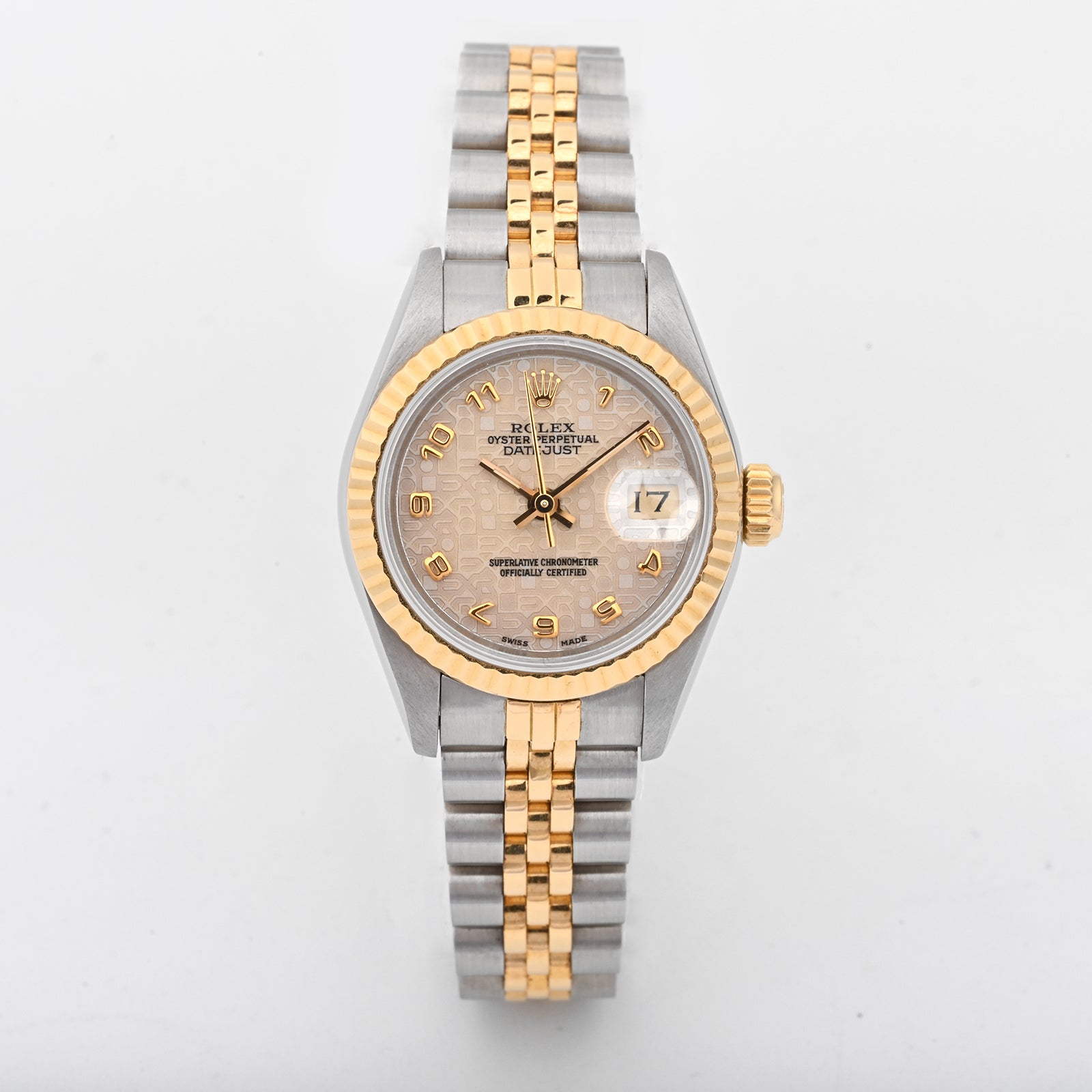 Rolex Datejust Lady Computer Arabic Dial on Jubilee 69173 Papers