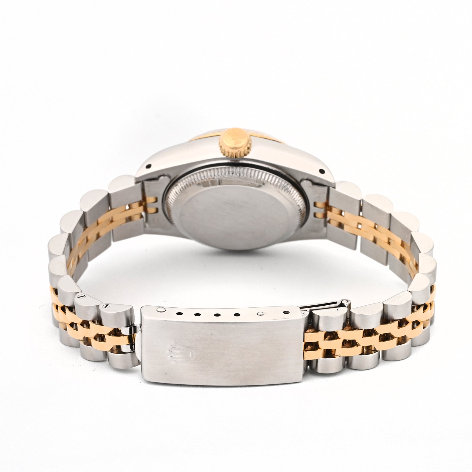 Rolex Datejust Lady 26mm Champagne Stick Dial on Jubilee 69173 Papers