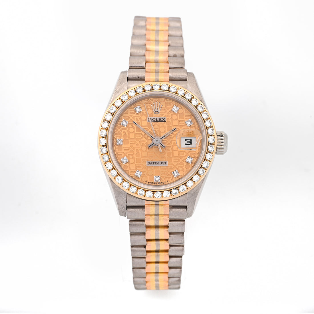 Rolex Ladies President Tridor Computer Dial Dial on President 69139