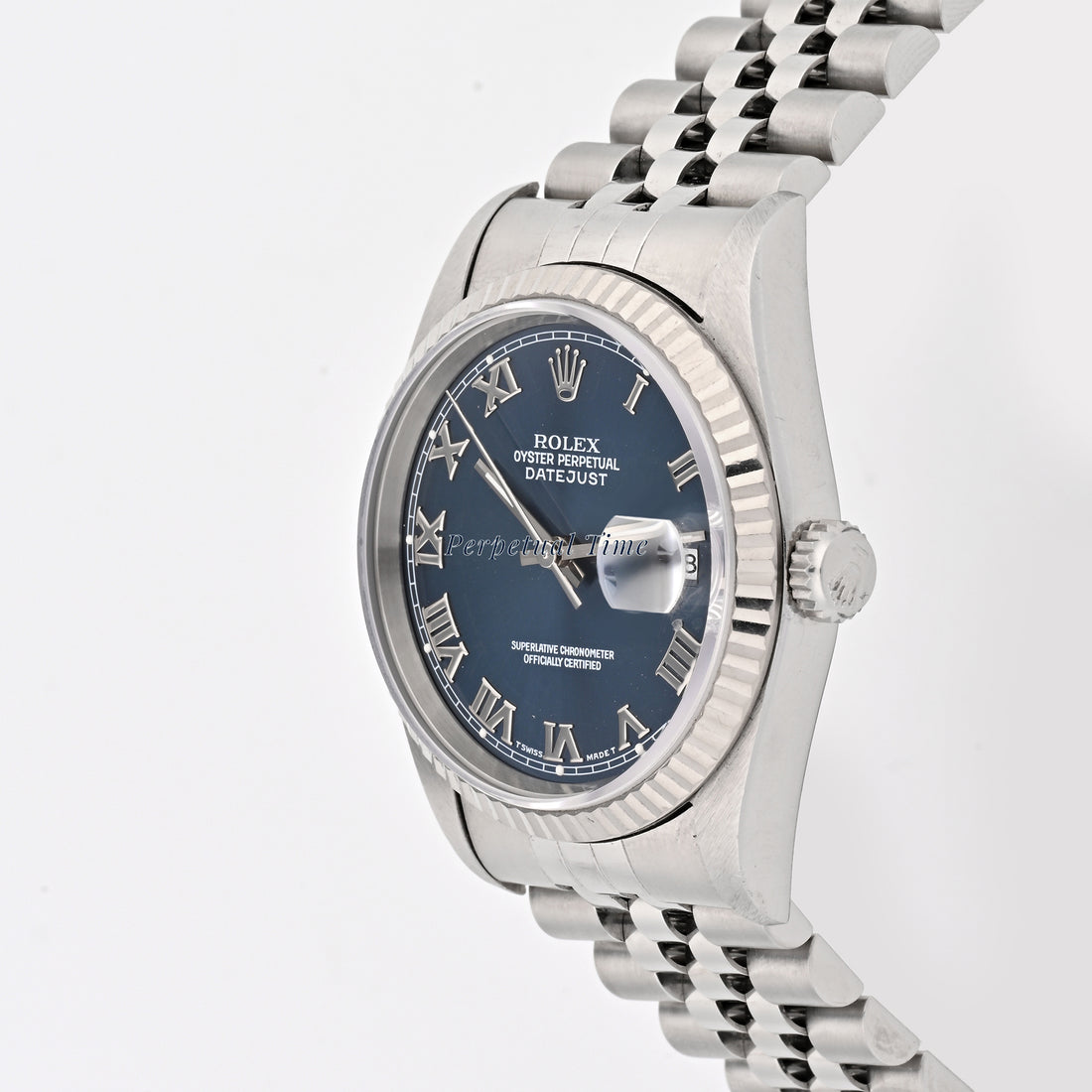 Rolex Datejust 36 Blue roman Dial on Jubilee band 16234 Papers 1995