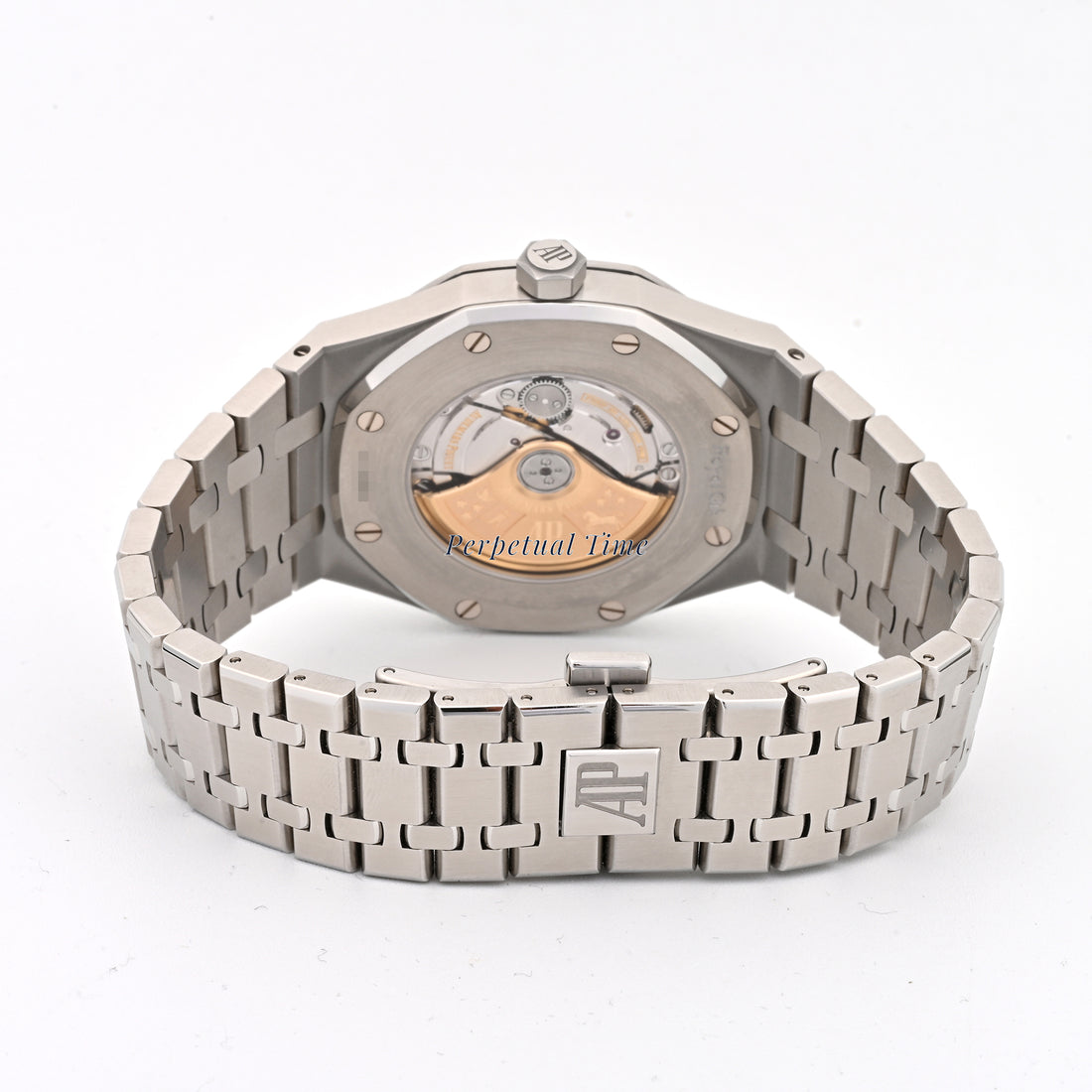 Audemars Piguet Royal Oak Selfwinding White Dial on Bracelet band 15400ST.OO.1220ST.02 Card 2017