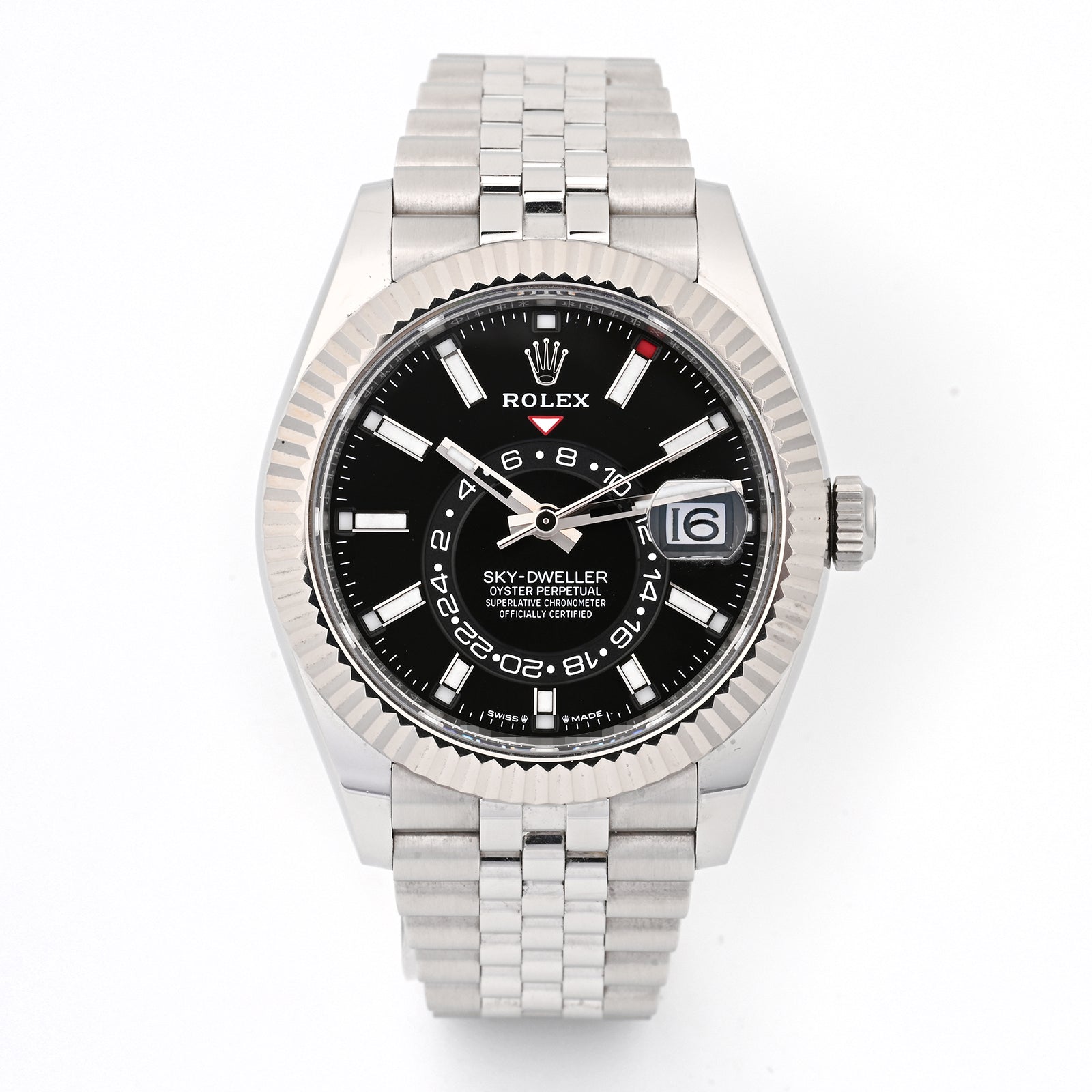 Rolex SkyDweller Black Index Dial on Jubilee 336934 Card 2024