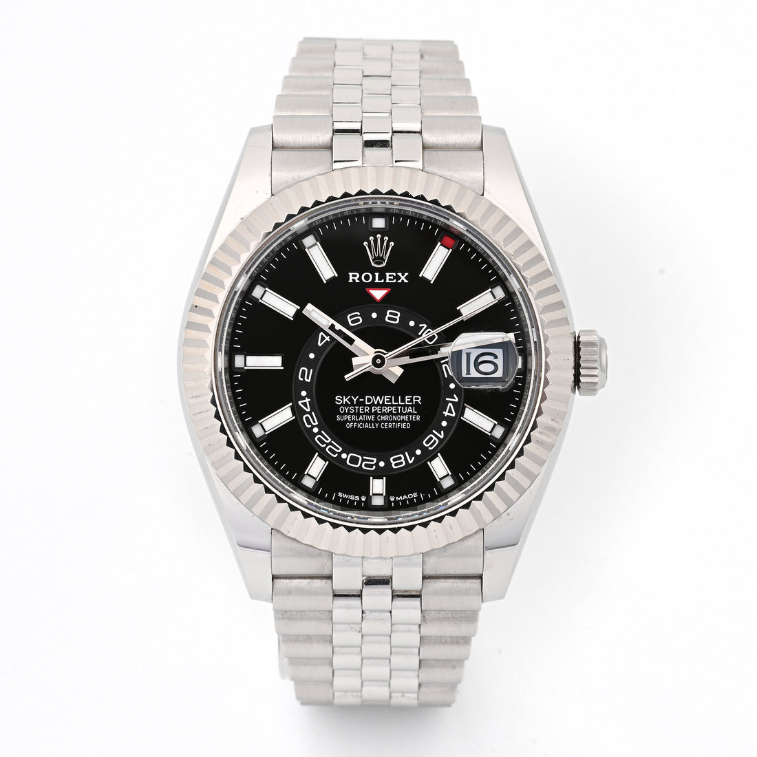 Rolex SkyDweller Black Index Dial on Jubilee 336934 Card 2024
