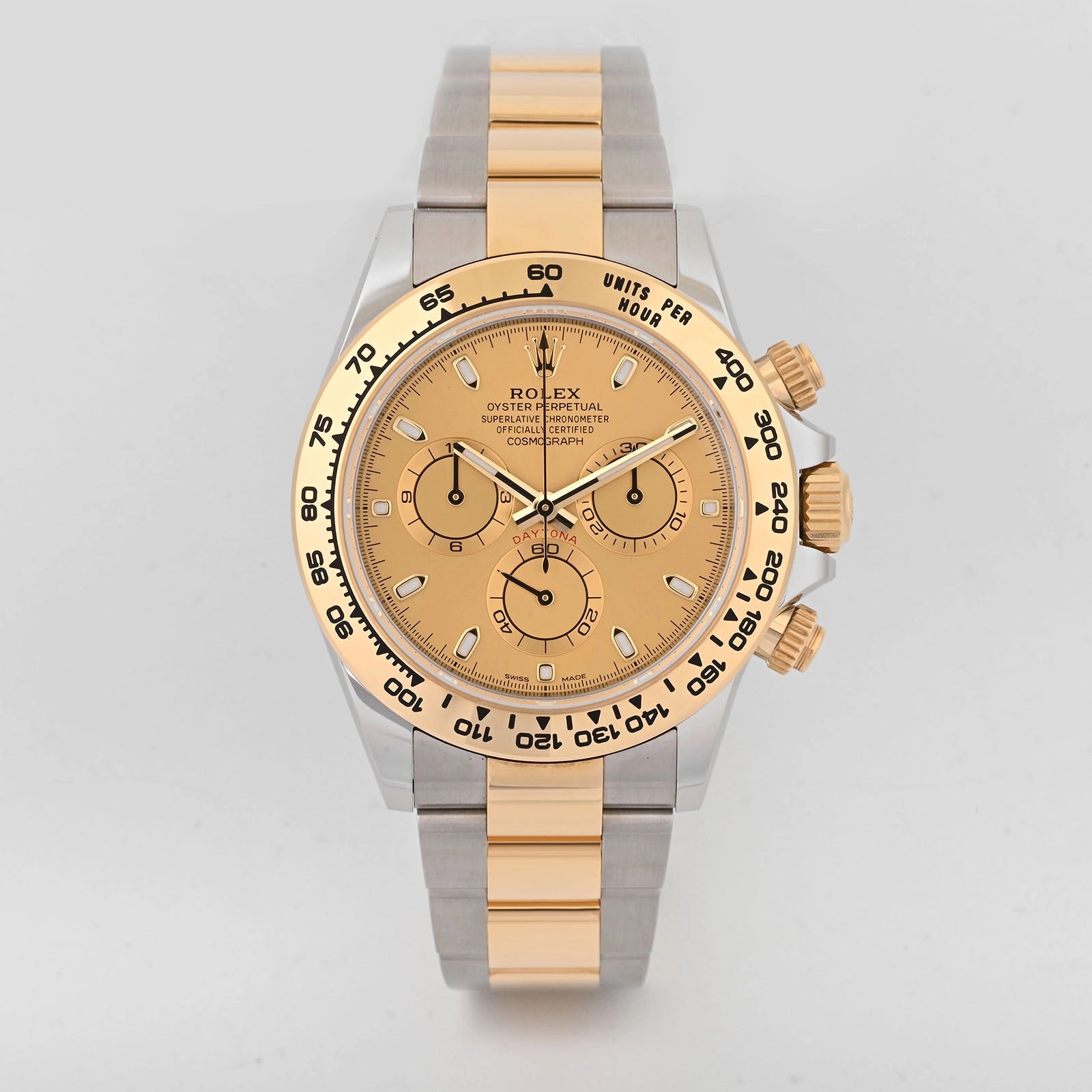 Rolex Daytona Champagne Index Dial on Oyster 116503 Card 2022