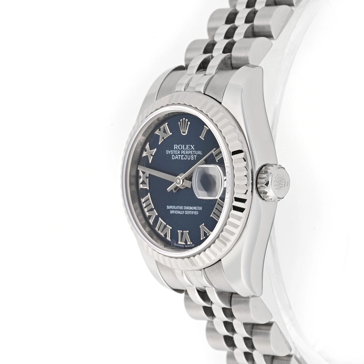 Rolex Datejust Lady Blue Roman Dial on Jubilee 179174