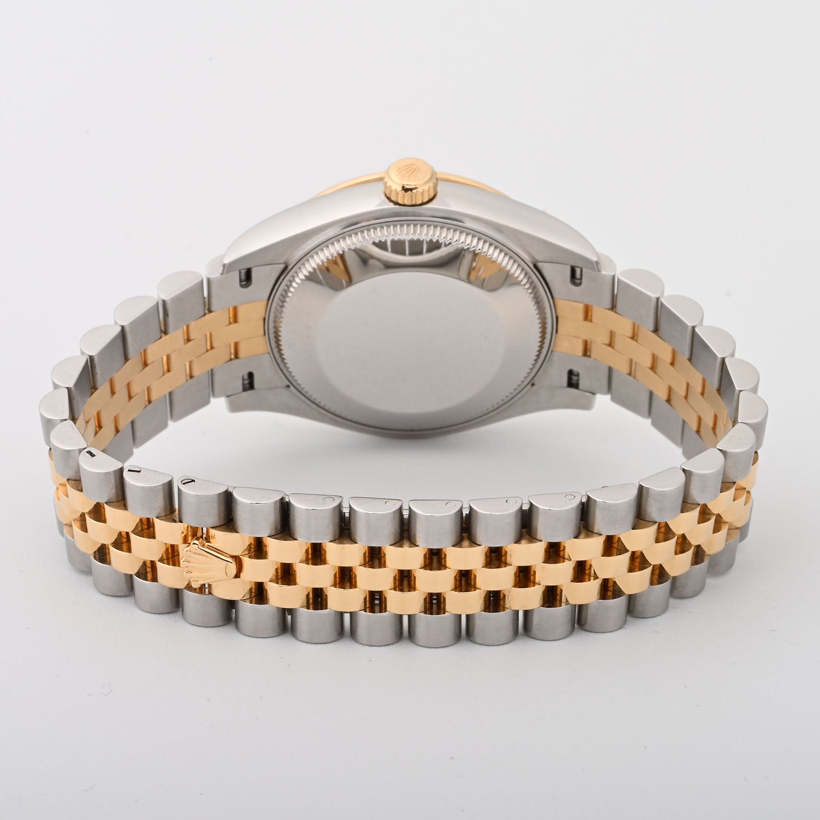 Rolex Datejust 31mm Stainless Steel and Yellow Gold Olive Green Diamond Roman Six Dial on Jubilee 278273 Card 2020