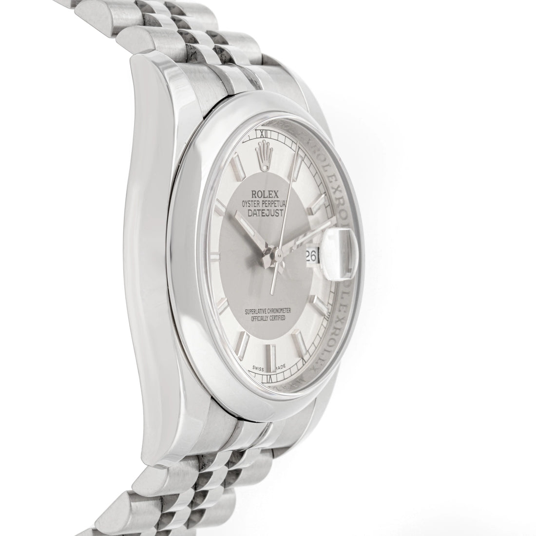 Rolex Datejust 36 Tuxedo Dial Dial on Jubilee 116200 Card