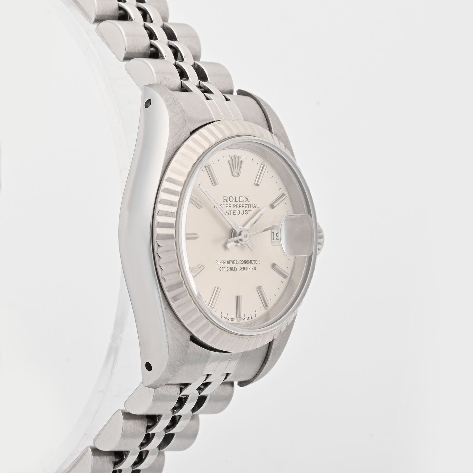 Rolex Datejust 26mm Stainless Steel Silver Stick Dial on Jubilee 69174