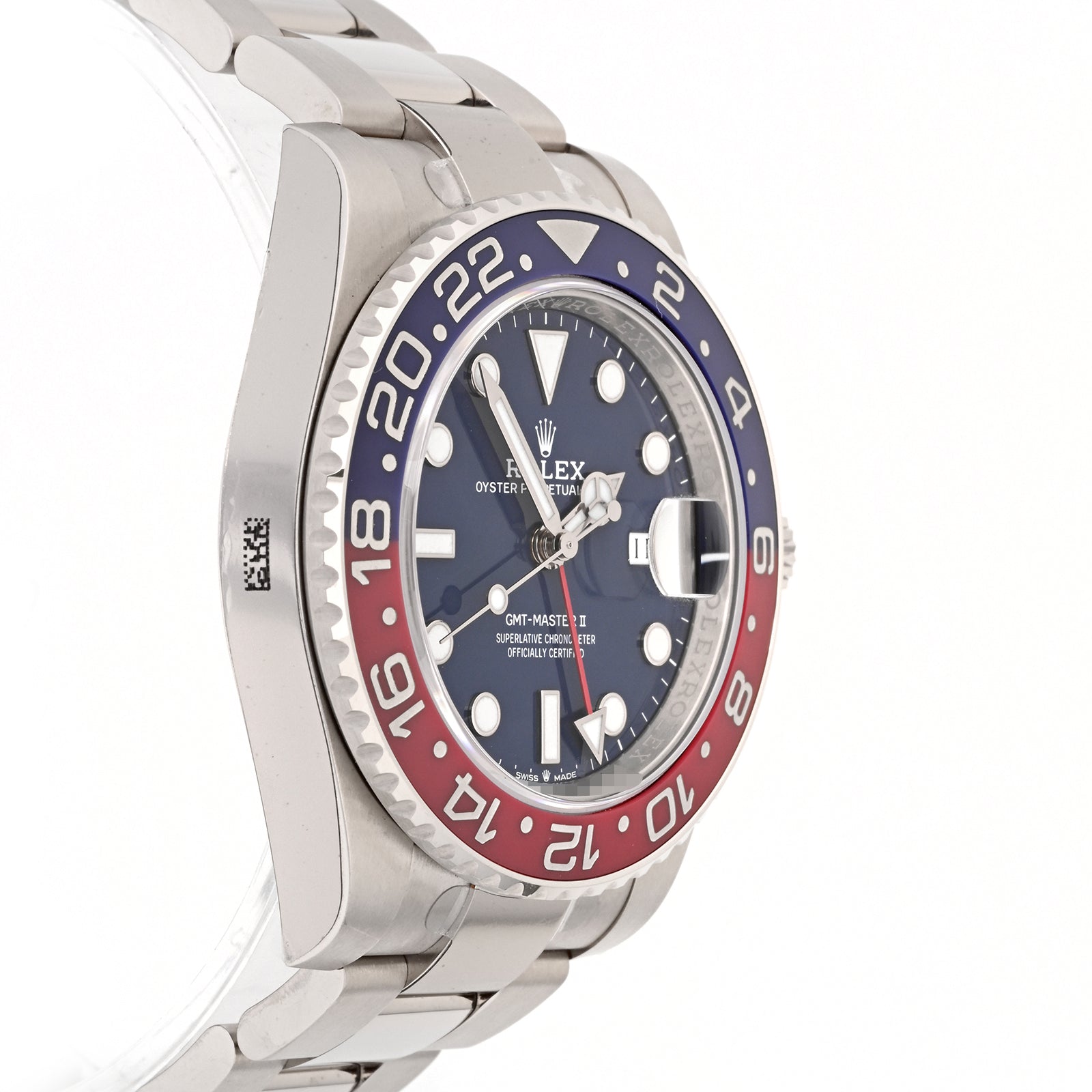 Rolex GMT-Master II Pepsi White Gold Blue Dial on Oyster 126719BLRO Card 2025