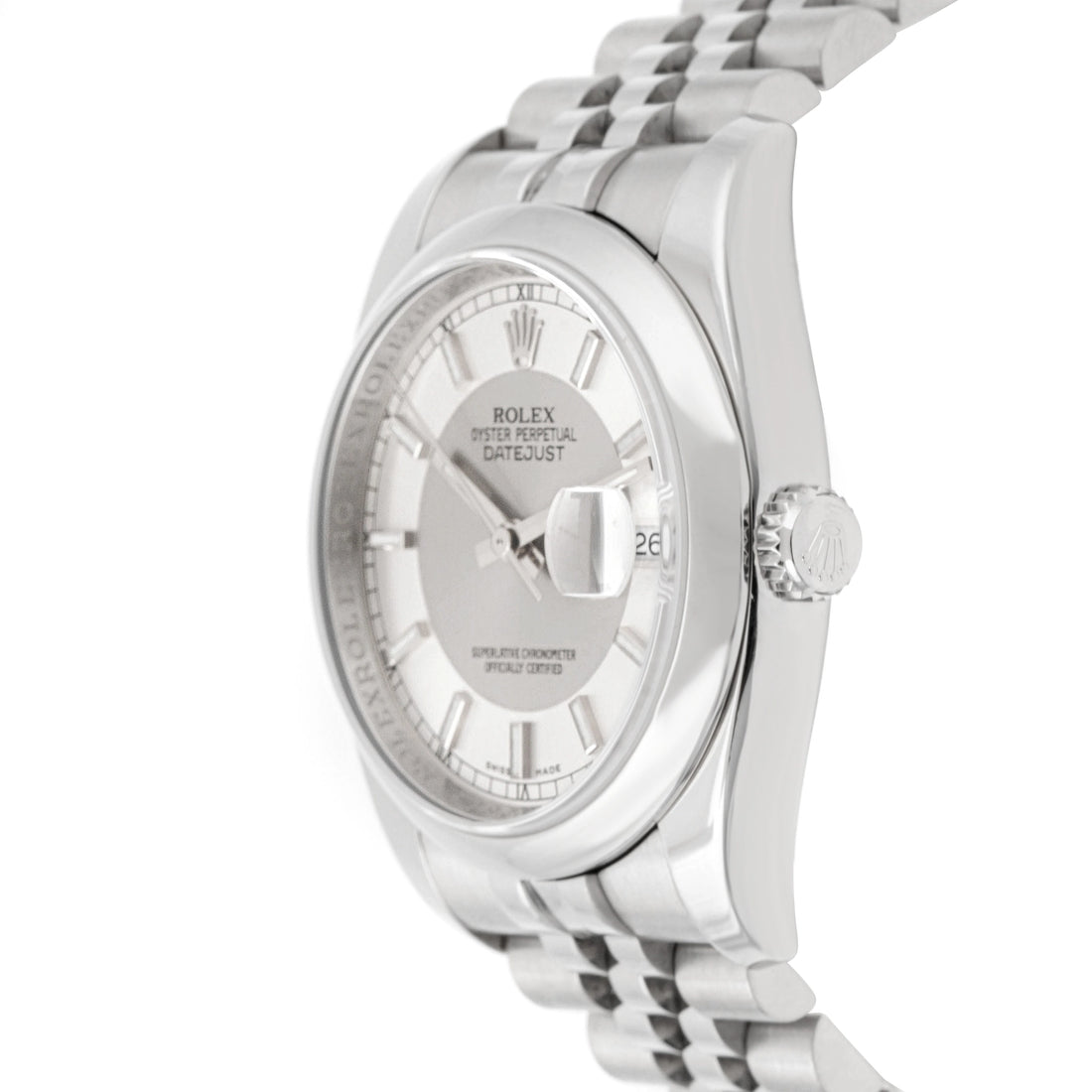Rolex Datejust 36 Tuxedo Dial Dial on Jubilee 116200 Card
