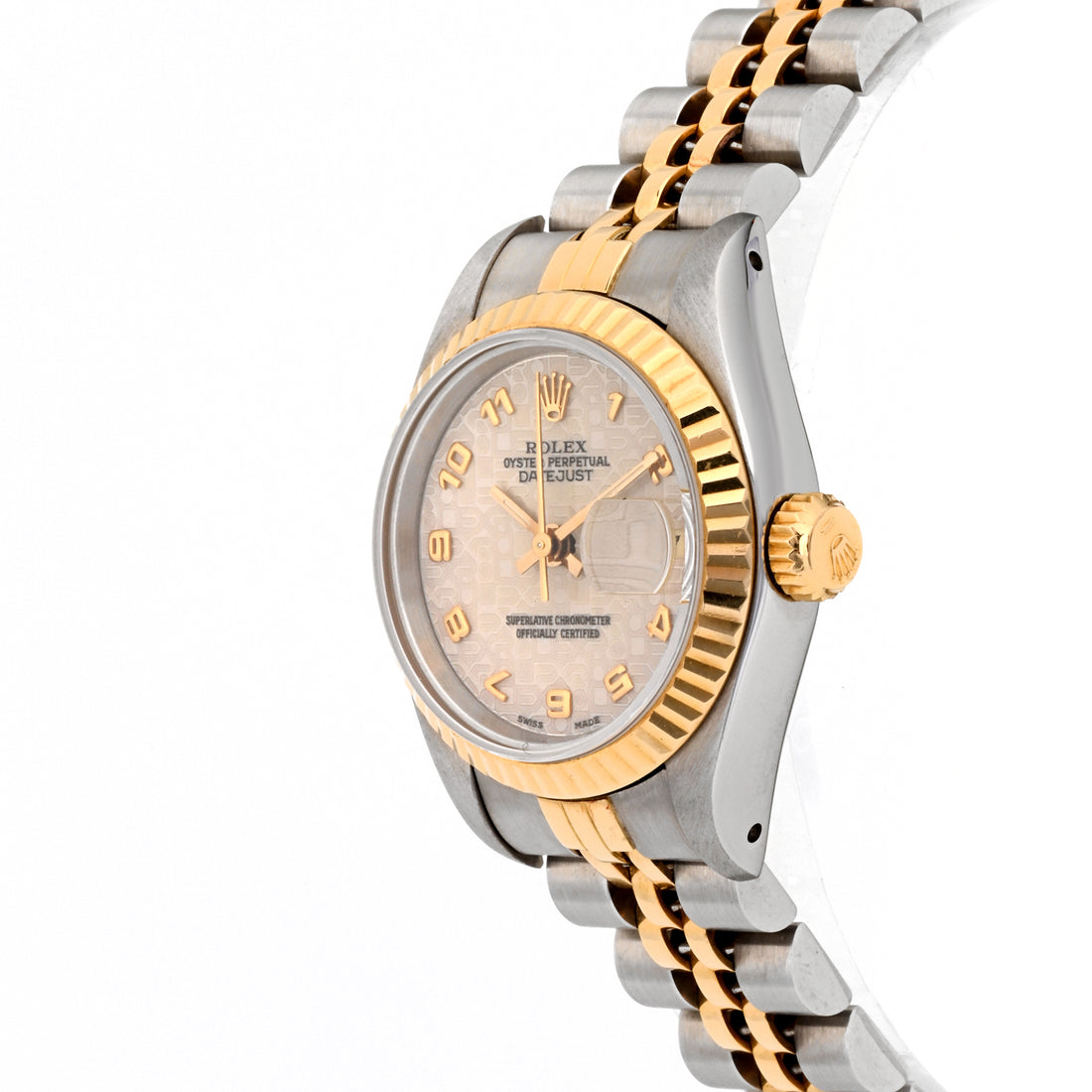 Rolex Datejust Lady Computer Arabic Dial on Jubilee 69173 Papers
