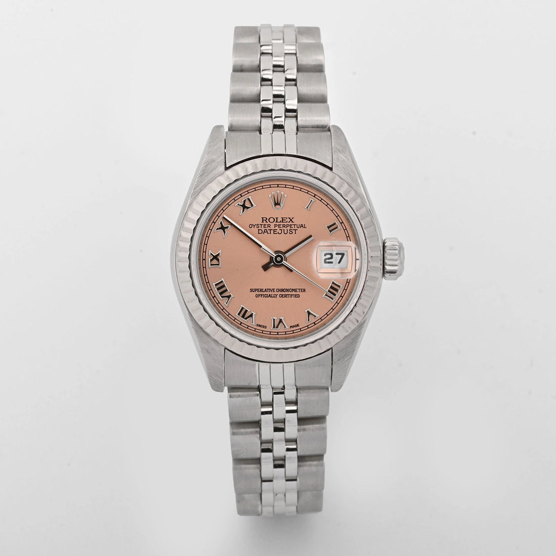 Rolex Datejust Lady Pink Roman Dial on Jubilee 79174