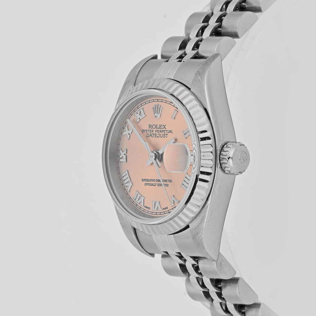 Rolex Datejust Lady Pink Roman Dial on Jubilee 79174