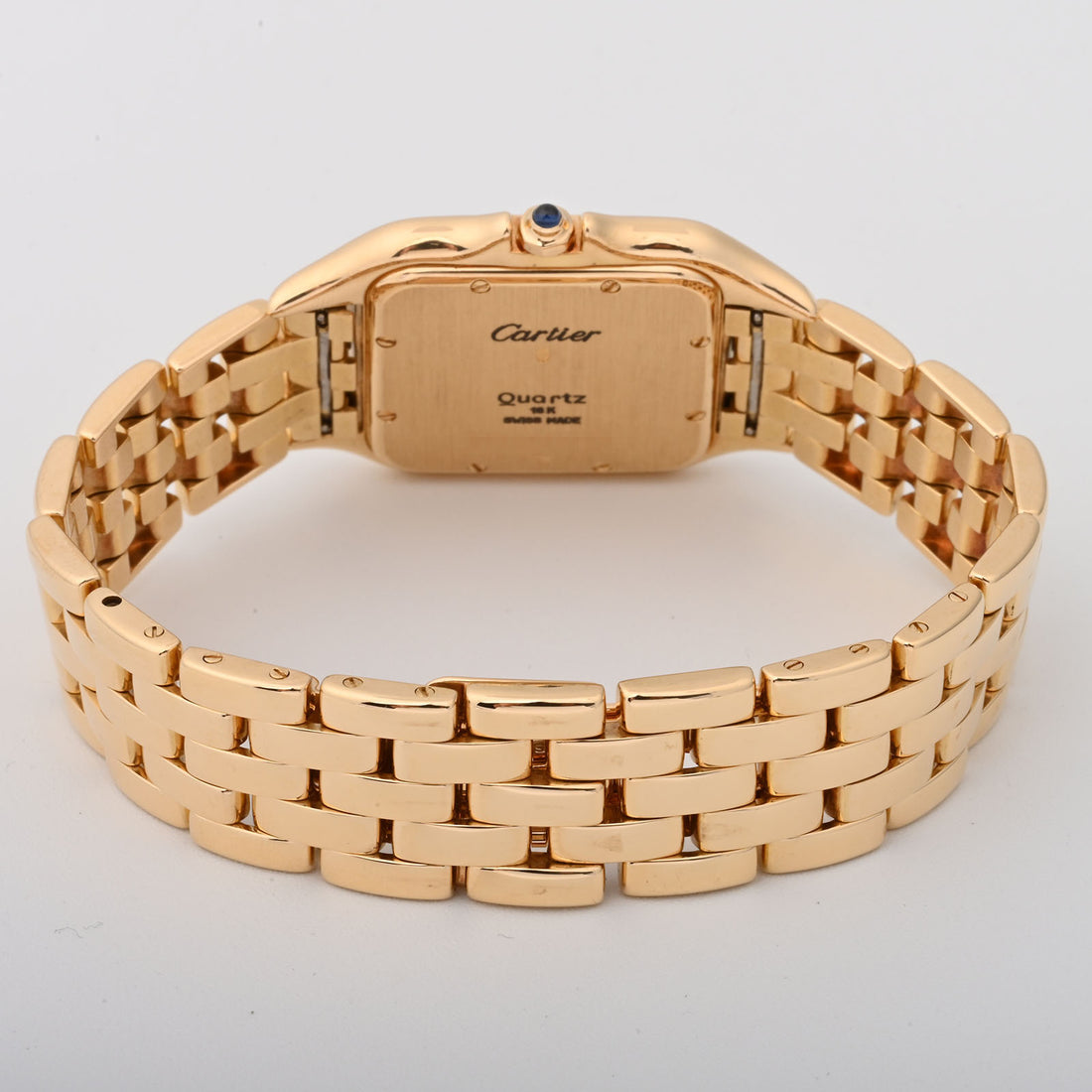 Cartier Panthere Medium Yellow Gold White Roman Dial on Bracelet 83782747