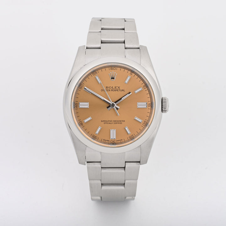 Rolex Oyster Perpetual Sunburst Dial on Oyster band 116000 Card 2018